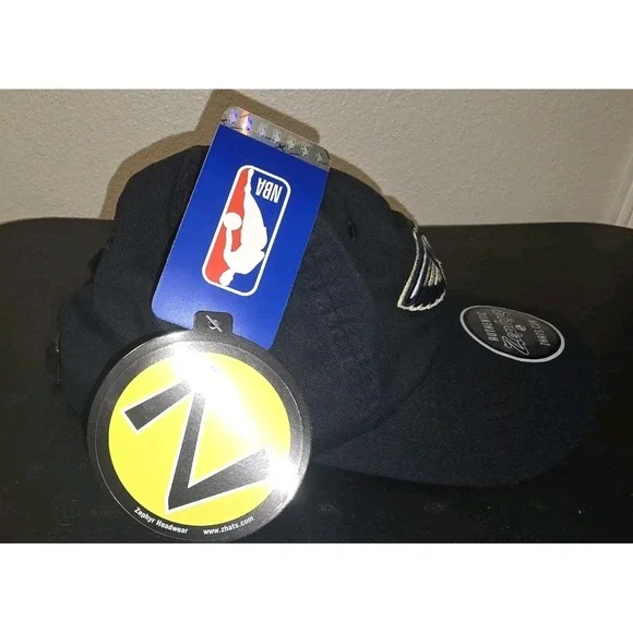 New Orleans Pelicans NBA Black Zephyr Adjustable Hat Cap Adult Mens NOLA NWT - Picture 2 of 5